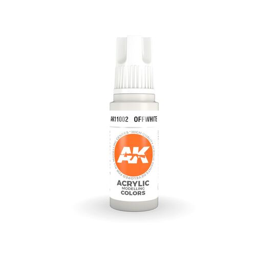 AK Interactive - 3 Gen Acrylics - Offwhite 17ml