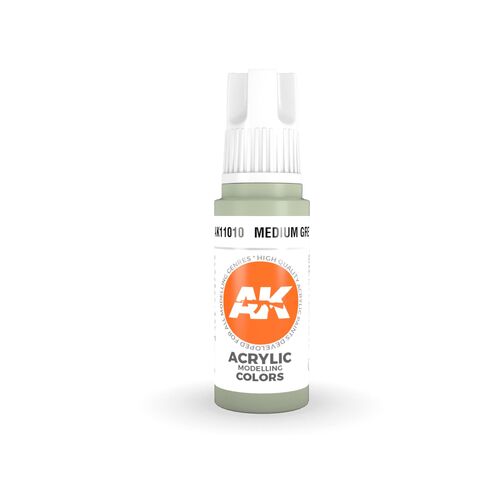 AK Interactive - 3 Gen Acrylics - Medium Grey 17ml