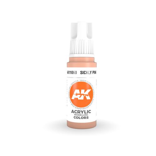 AK Interactive - 3 Gen Acrylics - Sickly Pink 17ml