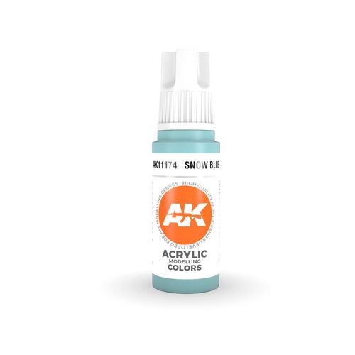 AK Interactive - 3 Gen Acrylics - Snow Blue 17ml