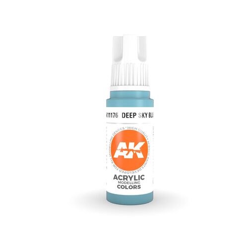 AK Interactive - 3 Gen Acrylics - Deep Sky Blue 17ml