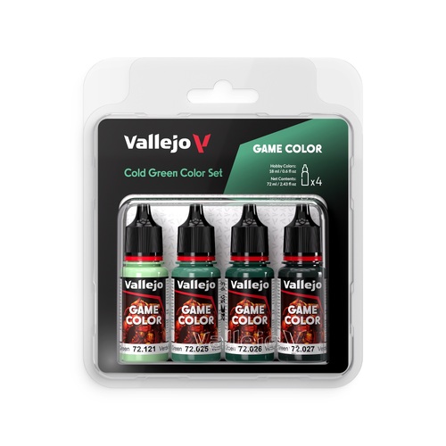 Vallejo Game Colour Cold Green Colour Acrylic Paint Set