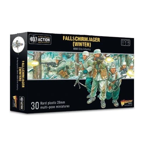 Bolt Action 3rd Ed: Fallschirmjager Infantry (Winter) (Plastic)