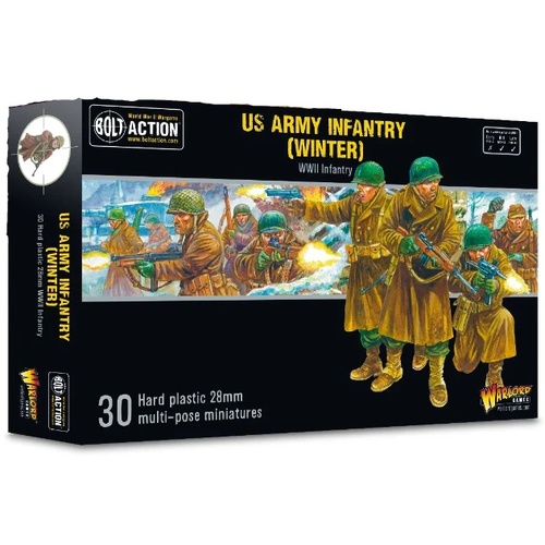 Bolt Action 3rd Ed: US Infantry (Winter) (Plastic)