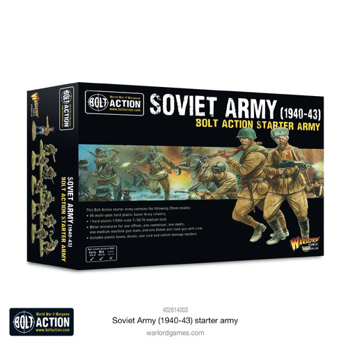 Bolt Action Starter Army - Soviet Army (1940-43)