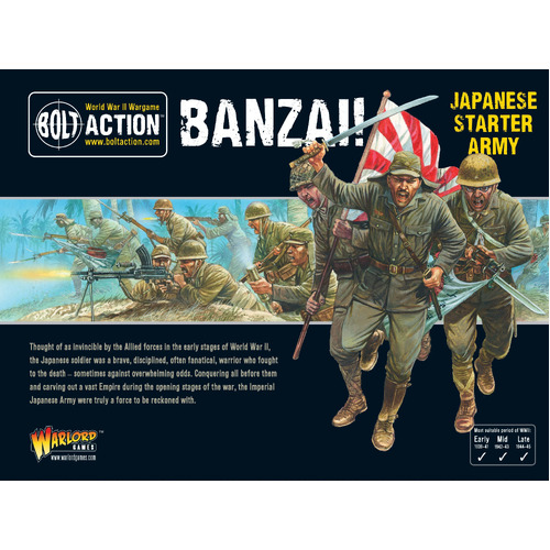 Bolt Action Starter Army - Banzai! Japanese Army