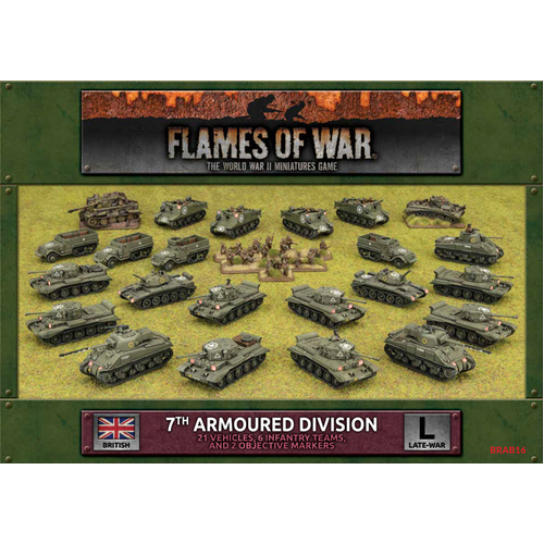 Flames of War: British - 7th Armoured Division - 80th Anniversary Army Deal (Ltd Ed)