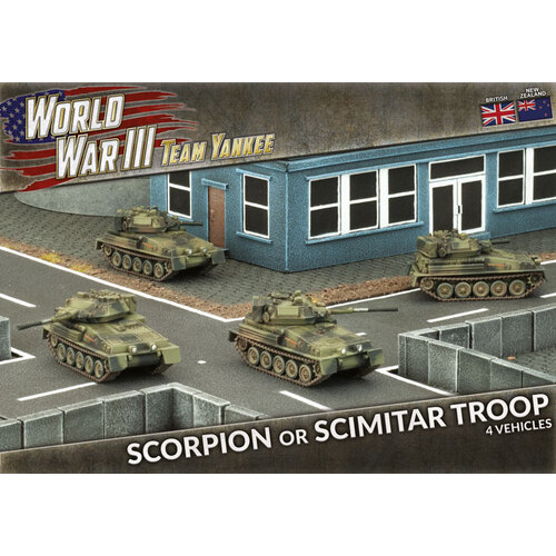 Team Yankee WWIII: British: Scorpion or Scimitar Troop (Plastic)
