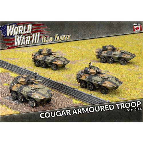 Team Yankee WWIII: Cougar Armoured Troop (x4)