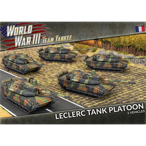 Team Yankee WWIII: Leclerc Tank Platoon (x5 plastic)