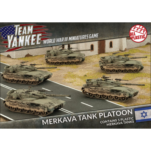 Team Yankee WWIII: Merkava Tank Platoon (WWIII x5 Plastic)