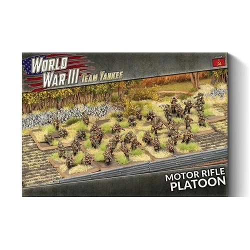 Team Yankee WWIII: Soviet Motor Rifle Platoon (x40 figs plastic)