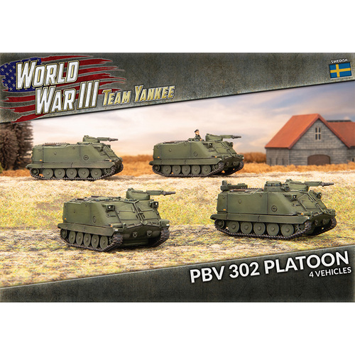 Team Yankee WWIII: Swedish: PBV 302 Platoon (x4)