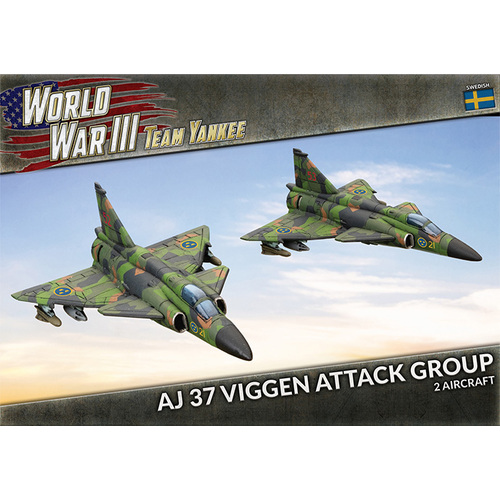 Team Yankee WWIII: Swedish: AJ 37 Viggen Attack Group (x2)