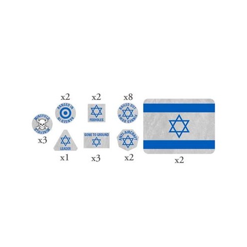 WWIII Israeli Token Set (x20 Tokens, x2 Objectives)