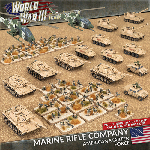 Team Yankee WWIII: Marine Rifle Company American Starter Force - Limited Run