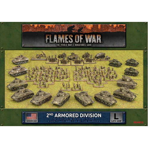 Flames of War: USA - 2nd Armourd Division - 80th Anniversary Army Deal (Ltd Ed)