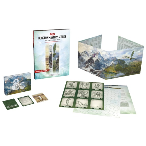 D&D Dungeon Masters Screen Wilderness Kit