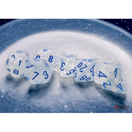 Chessex Borealis Mega-hedral Icicle/light blue Luminary