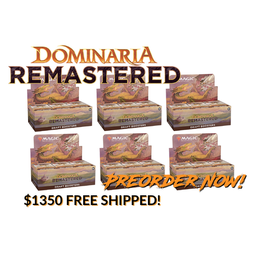 MTG Dominaria Remastered Draft Booster Case (6x Boxes)