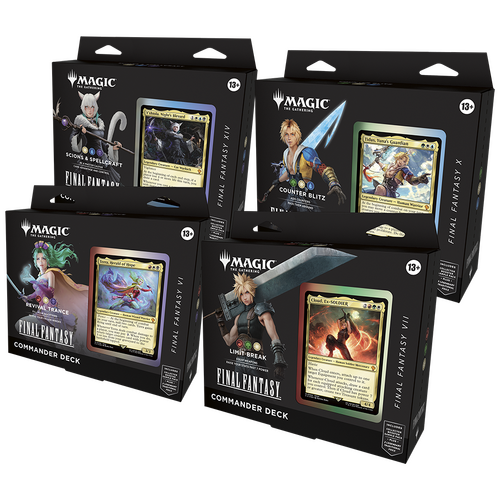 MTG: Final Fantasy - Commander Deck Display