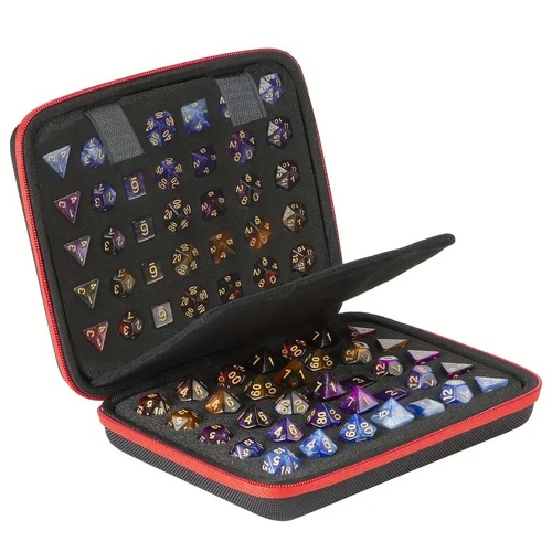 EVA Foam Zipper Dice Storage Case