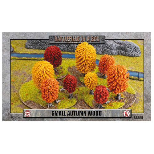 Battlefield in a Box: Small Autumn Wood (x1) - 15mm