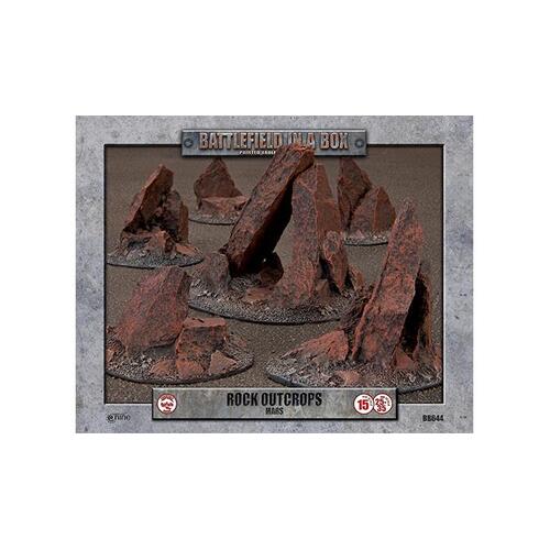 Battlefield in a Box: Essentials: Rock Outcrops (x6) - Mars