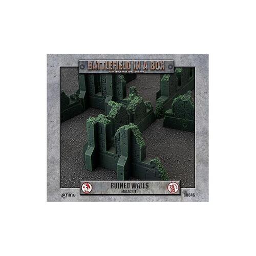 Battlefield in a Box: Gothic Battlefields: Ruined Walls - Malachite (x5)