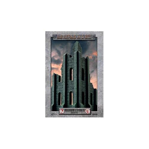 Battlefield in a Box: Gothic Battlefields: Medium Corner Ruin - Malachite (x1)