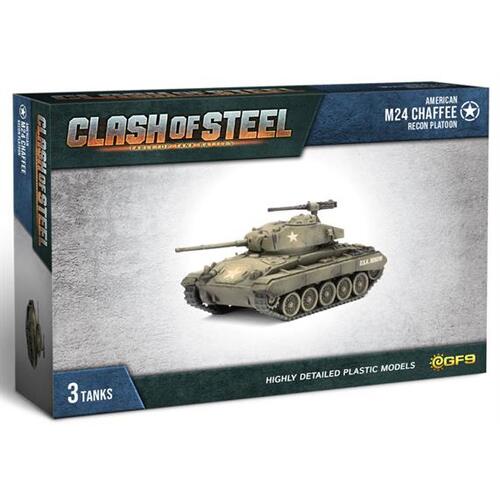 Clash of Steel: M24 Chaffee Recon Platoon (x3 Plastic)