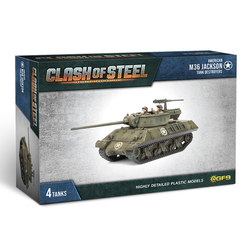 Clash of Steel: M36 Jackson Tank Destroyers (x4 Plastic)