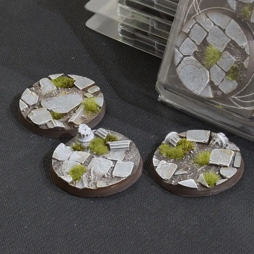 Gamers Grass Temple Bases - Round 50mm (x3)