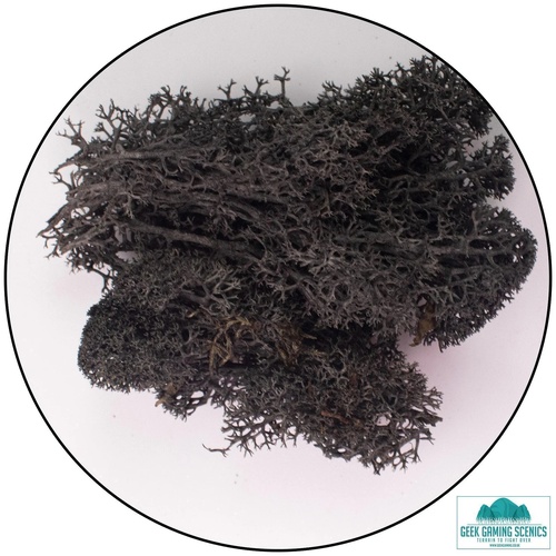 Geek Gaming Scenics Lichen - Reindeer Moss (Icelandic Moss) Black