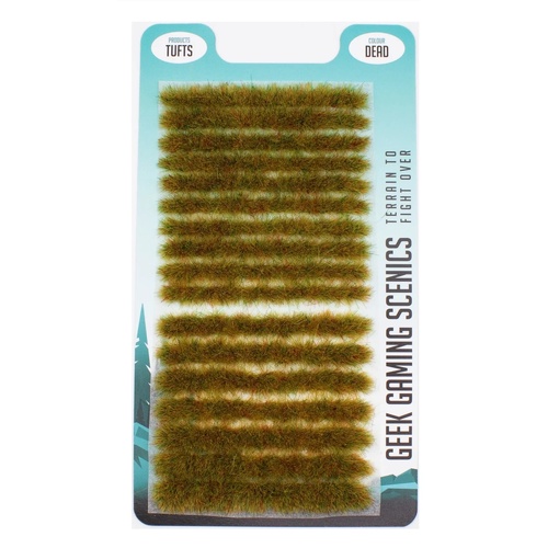 Geek Gaming Scenics Strips - Dead Self Adhesive Static Grass Tufts