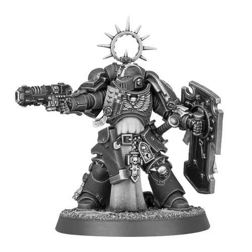 Space Marines: Lieutenant with Storm Shield