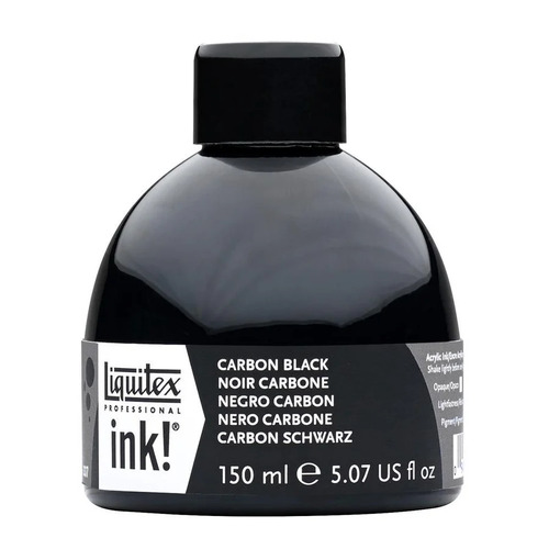 Liquitex Acrylic Ink 150ml - Carbon Black 150ml Bottle