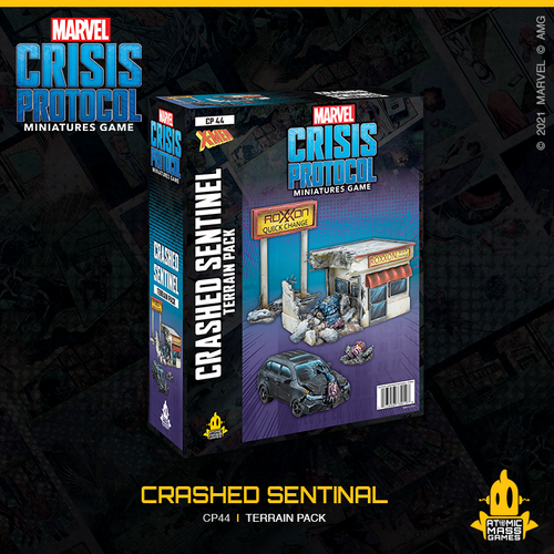 Marvel Crisis Protocol Crashed Sentinel Terrain Pack