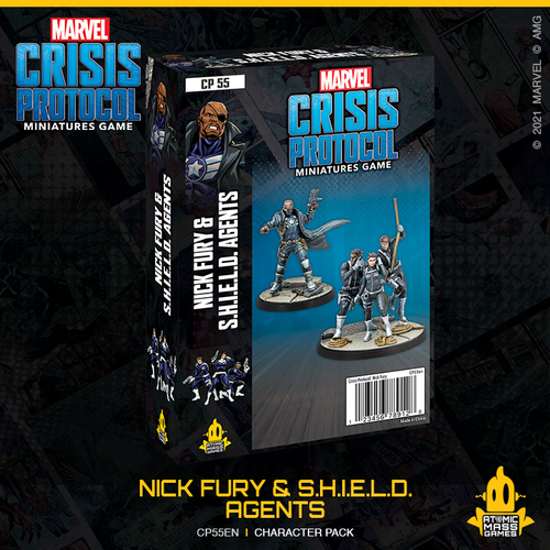 Marvel Crisis Protocol Nick Fury JR and Shield Agents