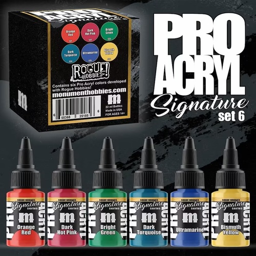 Monument Pro Acryl - Signature Series Set 6 - Rogue Hobbies