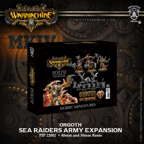 WARMACHINE – Orgoth Sea Raiders Army Expansion (3D Resin)