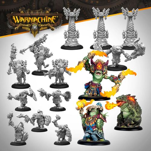 WARMACHINE - Fire Tongue Warriors - Southern Kriels Cadre