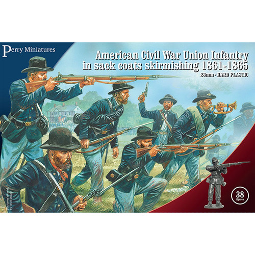 Perry Miniatures ACW Union Infantry in Sack Coats Skirmishing 1861-1865