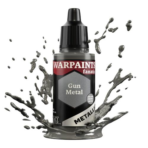 The Army Painter Warpaints Fanatic Metallic: Gun Metal - 18ml Acrylic Paint