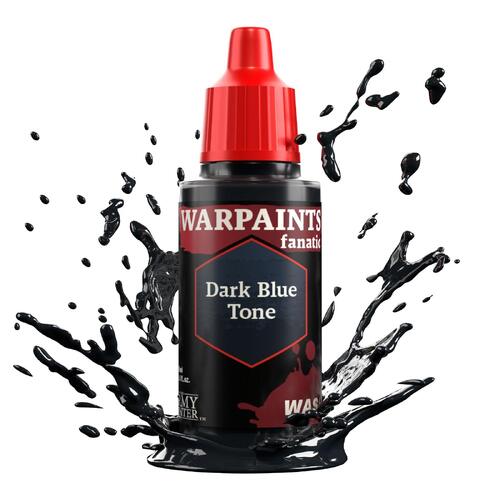 The Army Painter Warpaints Fanatic Wash: Dark Blue Tone - 18ml Acrylic Paint