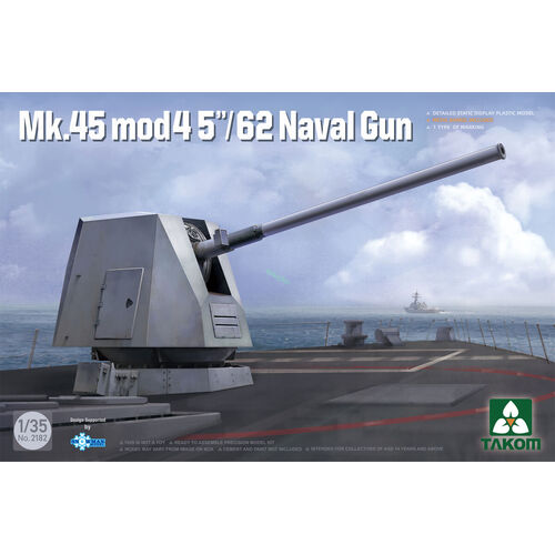 Takom 1/35 Mk.45 Mod4 5"/62 Naval Gun *Australian Service* Plastic Model Kit